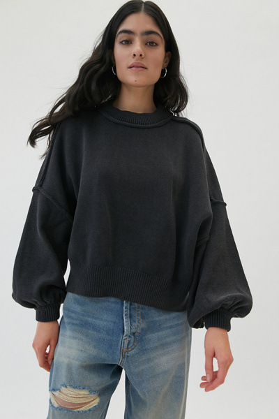 Urban Outfitters Uo Eddie Oversized Balloon Sleeve Sweater In