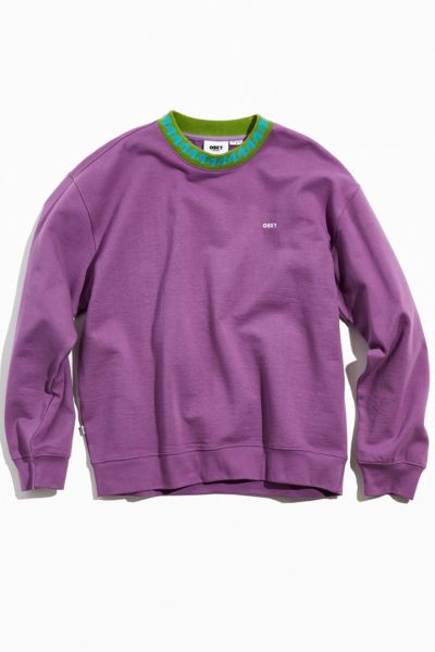 OBEY JACQUARD CREW NECK SWEATSHIRT 60035441