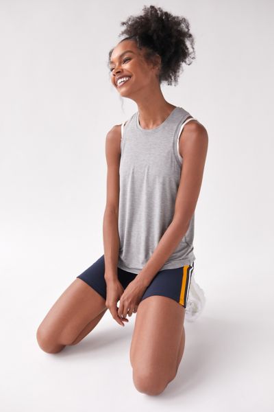 Splits59 Sienna Jersey Tank Top In Grey