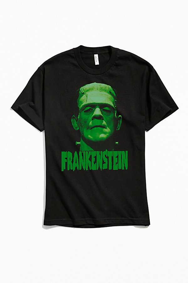 Urban Outfitters Universal Monsters Frankenstein Tee In Black