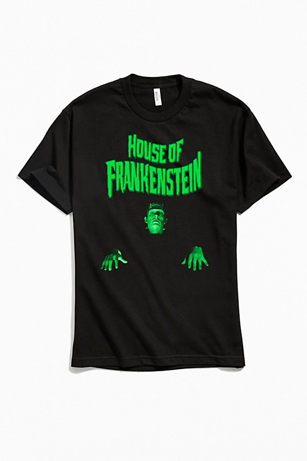 Urban Outfitters Universal Monsters House Of Frankenstein Tee In Black