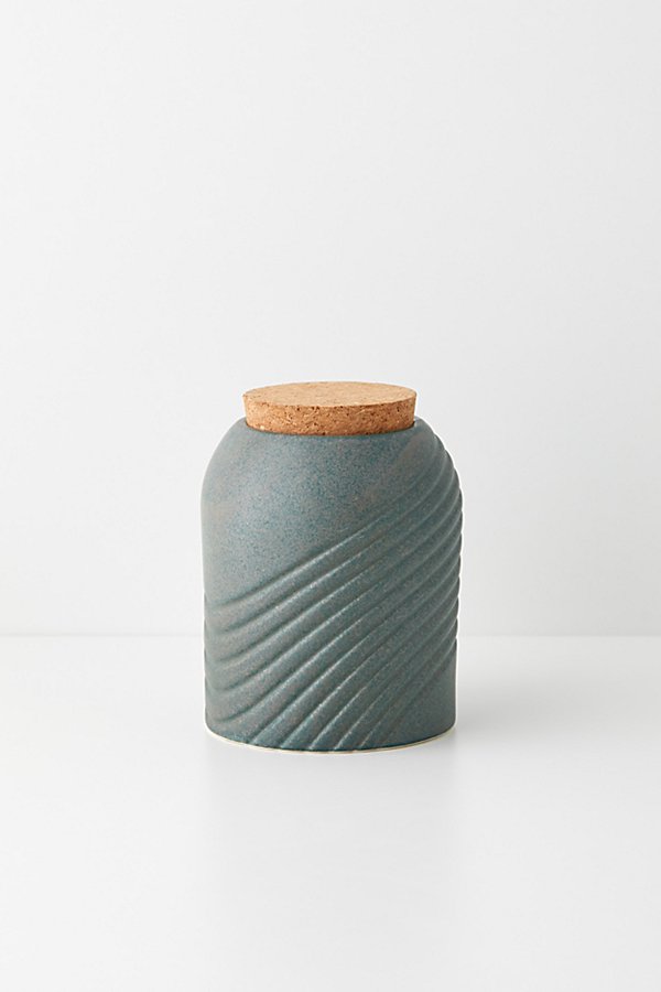 Urban Outfitters Zen Lines Storage Container In Turquoise