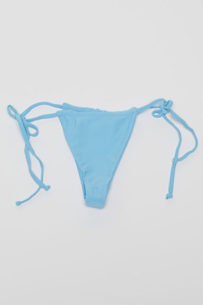 Out From Under Cora Curtain Tie String Bikini Bottom In Sky
