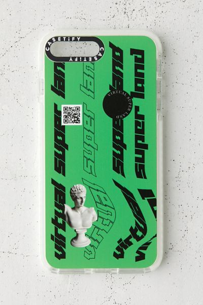 Casetify Vsl Green Logo Impact Iphone Case In Iphone 6/7/8 Plus