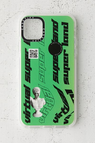 CASETIFY VSL GREEN LOGO IMPACT IPHONE CASE 60241114