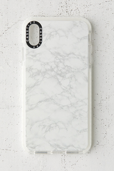 Casetify White Marble Impact Iphone Case In Iphone X/xs | ModeSens