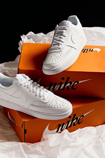Nike Court Vision Low Casual Sneakers From Finish Line In White