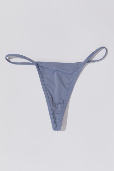 Out From Under Featherweight G-string In Slate