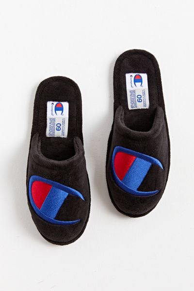 champion university slippers m&m