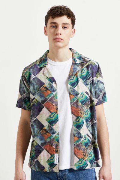 NATIVE YOUTH PRINTED BUTTON-DOWN SHIRT,60624657