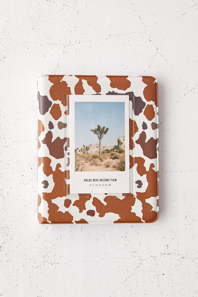 Urban Outfitters Cow Print Instax Photo Album In Brown ModeSens