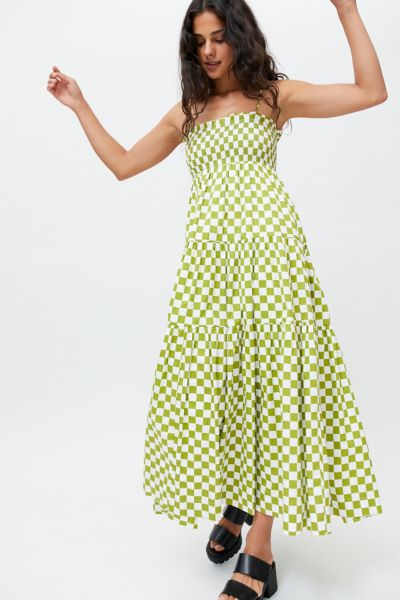 EN SAISON SMOCKED BODICE MIDI DRESS 60970571
