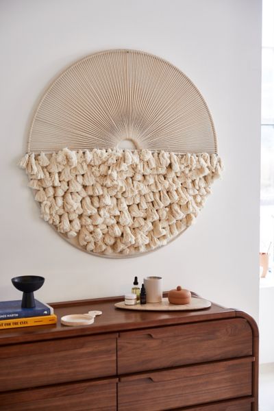 Urban Outfitters Maria Wall Hanging In Cream