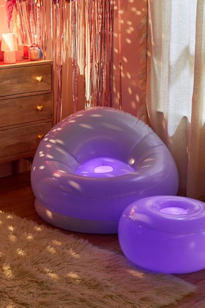Urban Outfitters Light-up Led Inflatable Chair In Multi