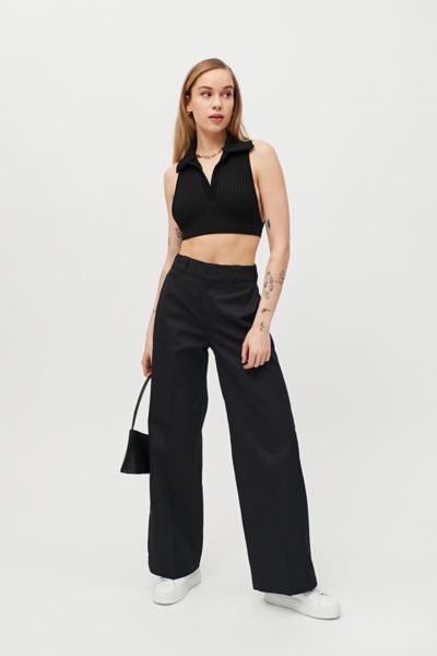 Dickies Juniors' Ankle-length Work Pants In Black