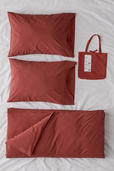 URBAN OUTFITTERS WASHED COTTON DUVET SET 61386264