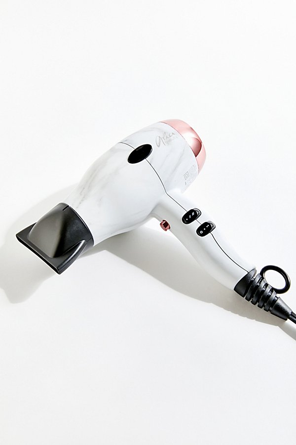 Aria Beauty Marble Ionic Compact Hair Dryer In Grey
