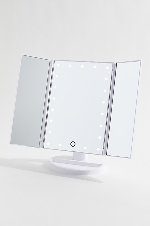 Browgame Cosmetics Tri-folded Lighted Mirror In White