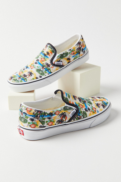 aloha vans slip ons