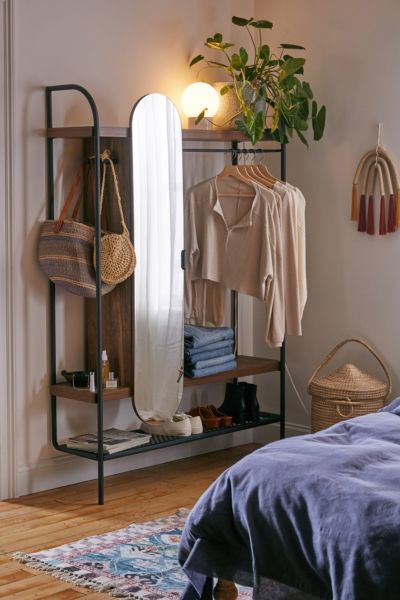 Urban Outfitters Wall-mounted Wardrobe In Brown