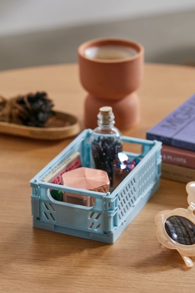 Urban Outfitters Felix Folding Storage Crate In Sky
