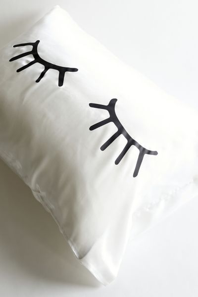 Urban Outfitters Uo Satin Pillow Case In Eyes