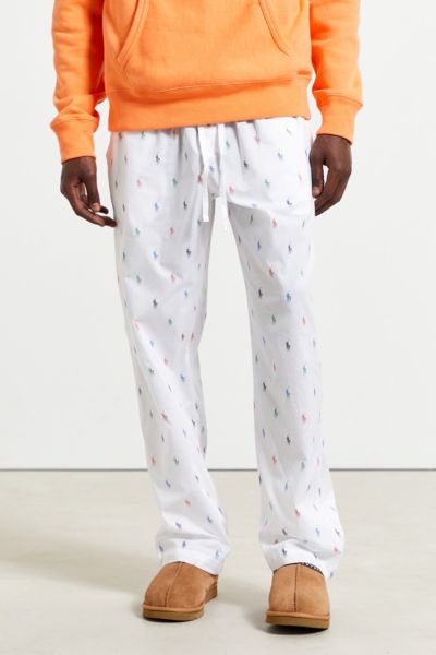 Polo Ralph Lauren Printed Lounge Pant In White