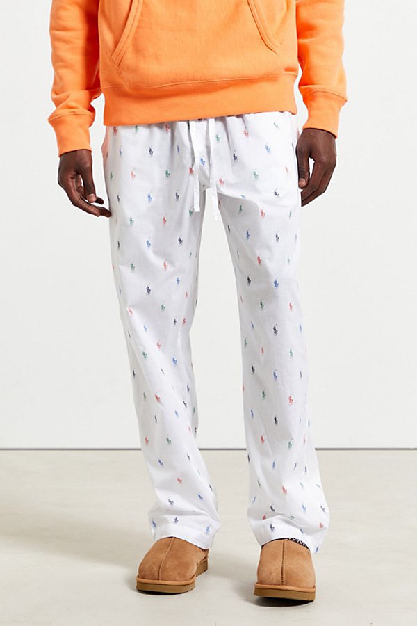 Polo Ralph Lauren Printed Lounge Pant In White