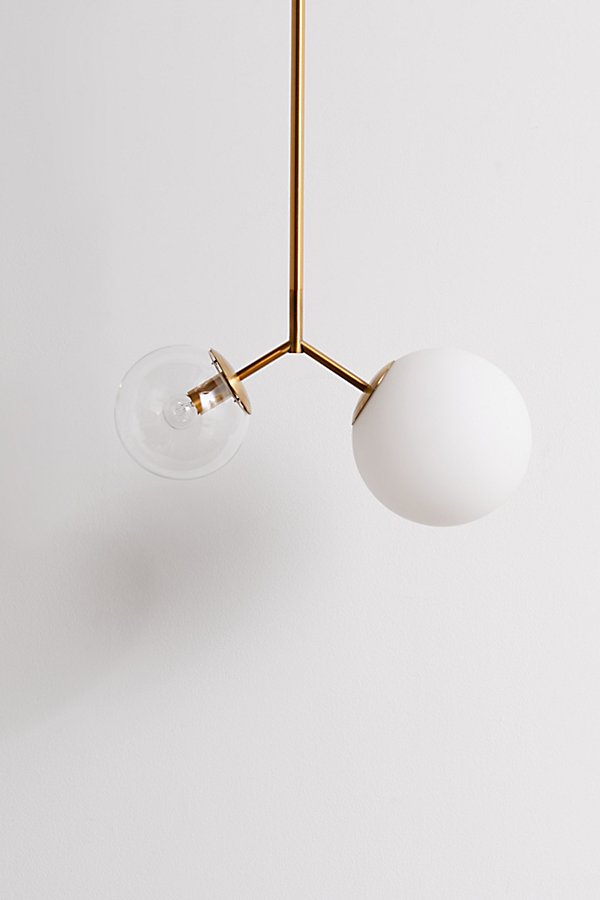 Urban Outfitters Orion Globe Pendant Light In Gold