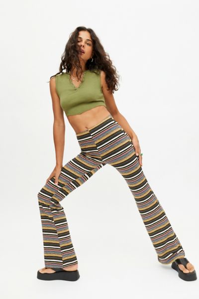 Urban Outfitters Uo Bryn Pull On Flare Pant in Brown