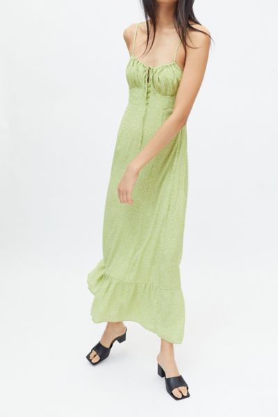 urban outfitters lime green dress