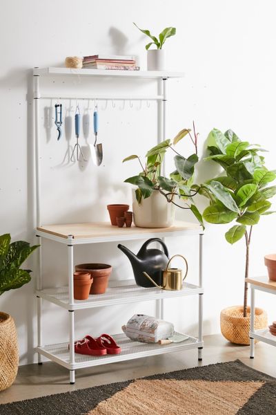 Urban Outfitters Utility Storage Unit In White