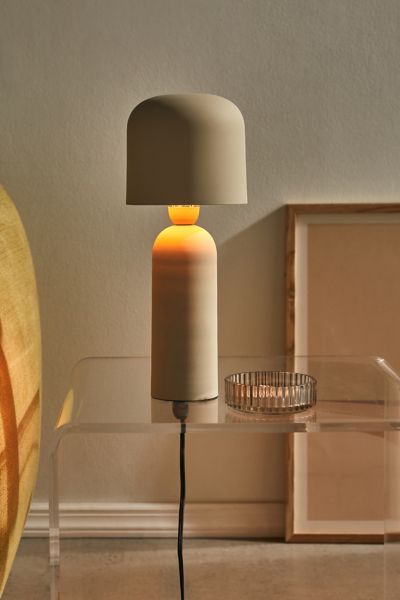 Urban Outfitters Aida Iron Table Lamp In Cream