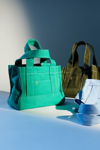 BDG Mini Canvas Tote Bag in Green