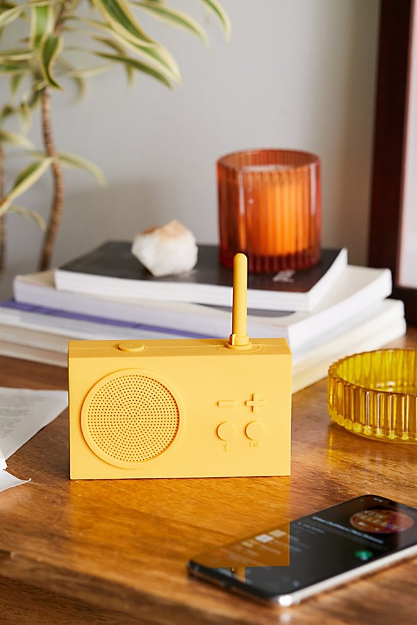 Lexon Tykho 3 Bluetooth Radio Speaker In Yellow
