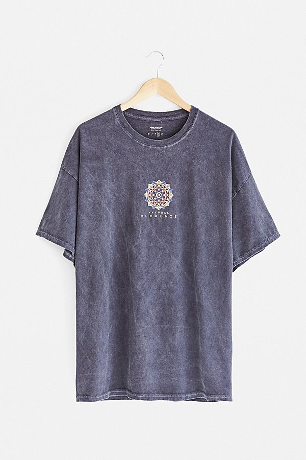 Urban Outfitters Uo Blue Graphic Tee